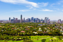 Birds Eye View Of Manila City (Philippines) 