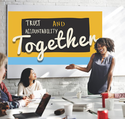 Wall Mural - Together Team Community Unity Society Friends Concept