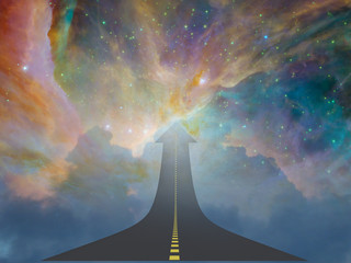 Highway to Heaven Elements of this image furnished by NASA
