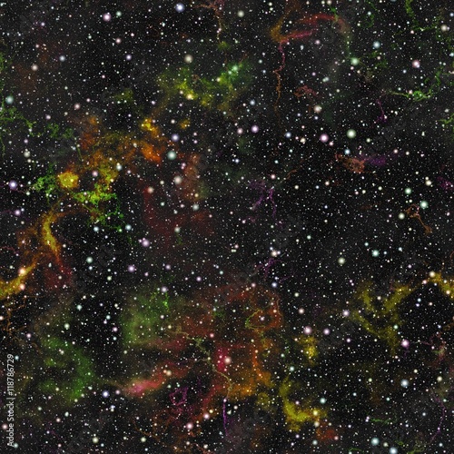 Cotton fabric Abstrakte bunte Universum.
Nebel sternenklaren Nachthimmel. Multicolor Weltraum.
Glitzernde galaktischen Textur Hintergrund. Nahtlose Darstellung.