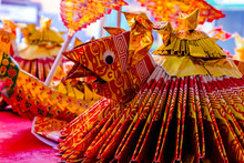 Dowry Ceremony At Chinese Hungry Ghost Festival (Por Tor) At Old