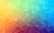 Abstract background - Colorful Geometrical shapes, Polygonal vector texture - Blue, purple, green, yellow colors