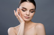 © veles_studio - Beautiful girl with nude make up at studio