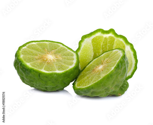 Naklejka na szybę Bergamot isolated white background.