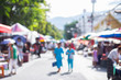 © littlestocker - Blurred image of street market