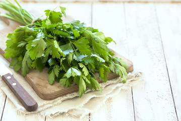 Canvas Print - Organic italian parsley