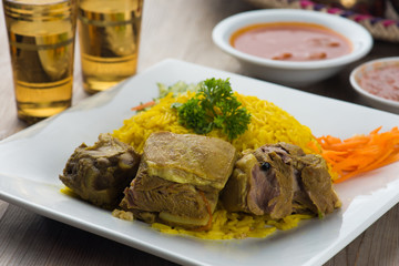 Sticker - Kabsa Lamb, popular arab lamb rice