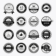 © yarema - Collection of commercial badges. Set of labels for sale.