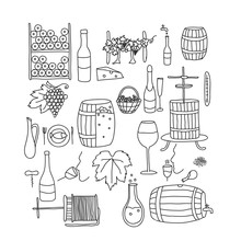 Doodle Wine Line