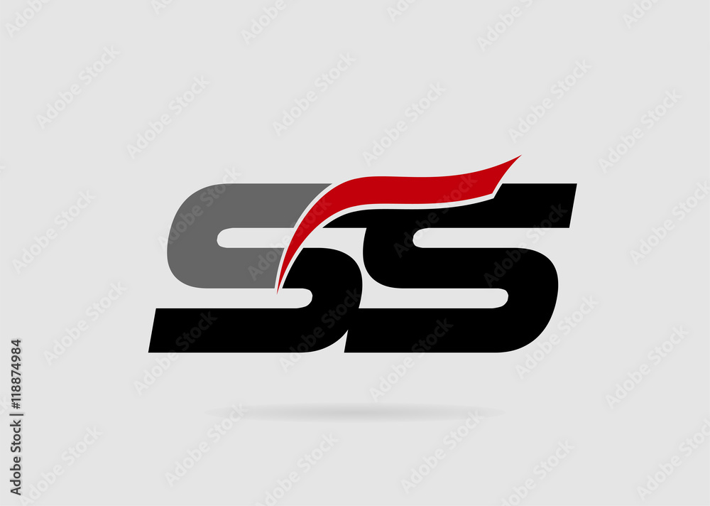 Ss Letters Label SS letters logo Stock Vector | Adobe Stock