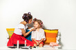 © master1305 - Little girl playing with her mom's makeup