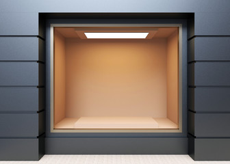 Wall Mural - shop in the old house. 3d rendering
