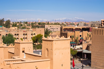 Sticker - Cityscape of Ouarzazate, Morocco