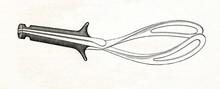 Busch's Obstetric Forceps (from Meyers Lexikon, 1895, 7 Vol.)