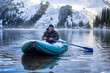 © Maxim Petrichuk - Autumn fishing after snowfall on the lake Kolsai, Kazakhstan