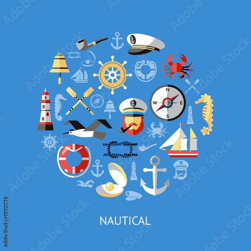 Nautical Round Composition
