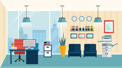 Sticker - Modern Office Interior