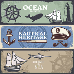 Poster - Nautical Banner Set