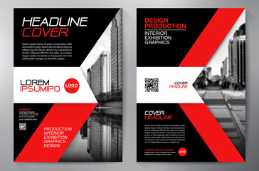 Business brochure flyer design a4 template.