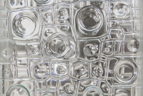 Naklejka - mata magnetyczna na lodówkę Nadokienny szklany wzór
