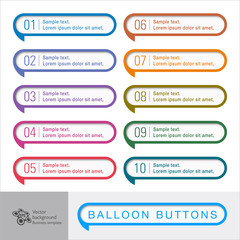 Wall Mural - web button and headline design #vector graphics