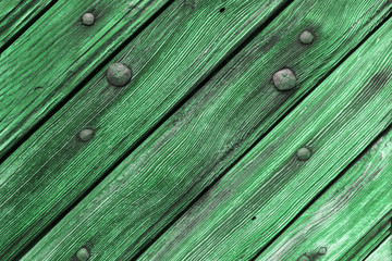 The old green wood texture with natural patterns