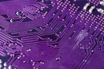Poster - circuit board background