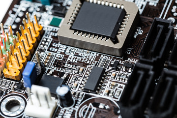 Poster - Circuit board background