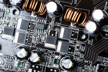 Poster - Circuit board background