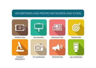 Sticker - Advertising and Promo Flat Iconset