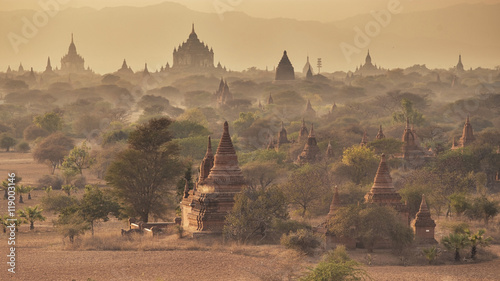 Fotografía Tamples of Bagan, ancient city