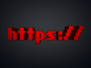Poster - Https secure connection certificate sign 3d render