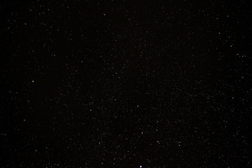 Wall Mural - A beautiful night sky with bright stars. Deep space.