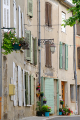 Wall Mural - Facade in old city at France