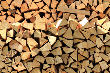 Poster - natural firewood texture