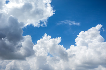 Wall Mural - beautiful sky with clouds background.