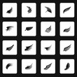 © ylivdesign - Wing icons set in simple style. Birds and angel wings set collection vector illustration