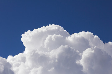 Wall Mural - White clouds in blue sky