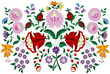 © Katangkoro - Hungarian embroidery folk pattern from Kalocsa region