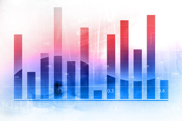 Wall Mural - Finance data concept