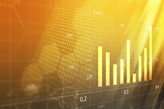 Finance data concept