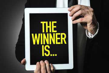Wall Mural - the winner is...
