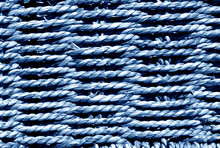 Braided Blue Basket Texture.