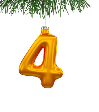Christmas Tree Font: 4