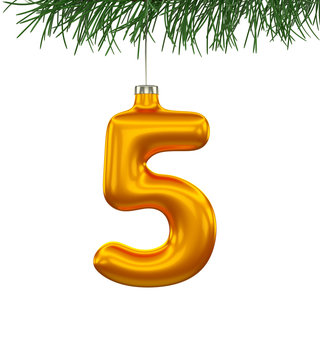 Christmas Tree Font: 5