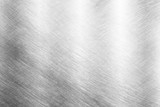 Fototapeta  - Sheet metal silver solid black background