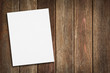 © siam4510 - Blank paper on wood table