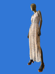 Sticker - Summer dress on female mannequin.