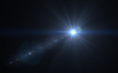 lens flare dusty white