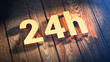 © Tim - Digits 24h on wood planks